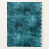 Aquamariner Glitzer Glitz Funkelglasur personalisi Planer (Rückseite)