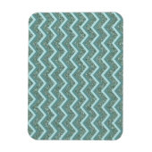Aquamariner Glitzer Magnet (Vertikal)