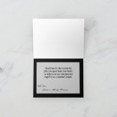 Aquamariner Glitzer mit geklappter Karte Zickzack (Innenseite)