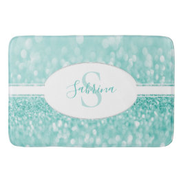 Aquamariner Glitzer personalisieren Bath Mat Badematte