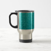 Aquamariner Glitzer Reisebecher (Links)