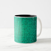 Aquamariner Glitzer Sequin Disco Glitz Tasse Cup (VorderseiteRechts)