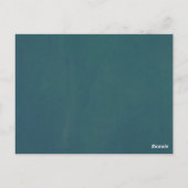 Aquamariner Glitzer String Lights Quinceñera UAWG Postkarte (Rückseite)