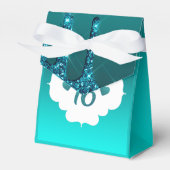 Aquamariner Glitzer süß 16 Geschenkschachtel (Vorderseite)