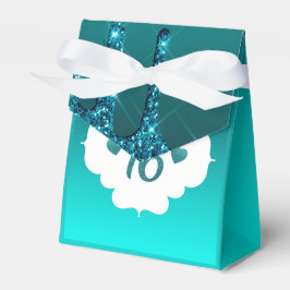 Aquamariner Glitzer süß 16 Geschenkschachtel