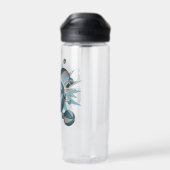 aquamariner grauer Basketball-Blowout Trinkflasche (Rückseite)