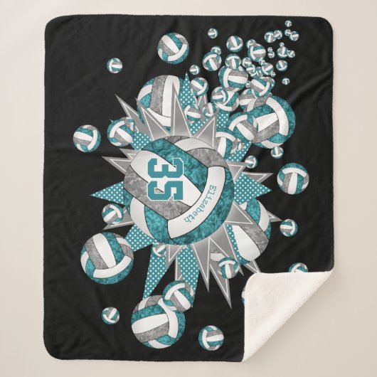 aquamariner grauer Gurt-Volleyball-Blowout persona Sherpadecke (Vorderseite)