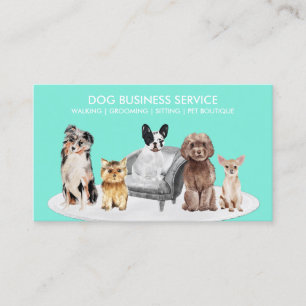 Aquamariner Green Dog Behaviorist Hotel Boarding T Visitenkarte