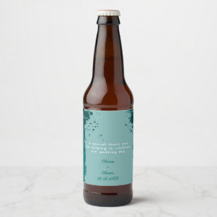 Aquamariner Green Paint Spritzer - Danke, Beer Lab Bierflaschenetikett