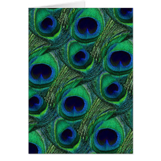 Aquamariner grün-blauer Pfau-Feder-Druck/Muster