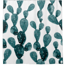 Aquamariner grüner Kaktus