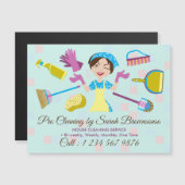 Aquamariner grüner Reinigungsservice Pro Waschmitt Magnetkarte (Vorne/Hinten)