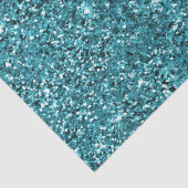 Aquamariner grüner Sparkle-Glitzer Seidenpapier (Detail)