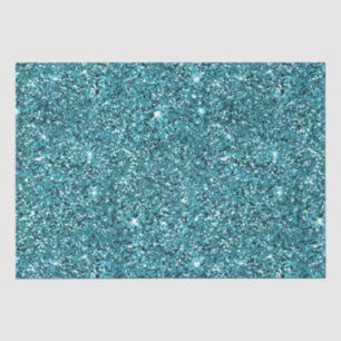 Aquamariner grüner Sparkle-Glitzer Seidenpapier