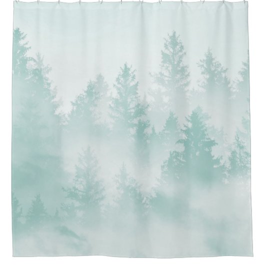 Aquamariner Grünwaldtraum #1 #decor #art Duschvorhang (Vorderseite)