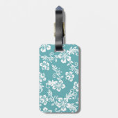 Aquamariner hawaiischer Druck-Gepäck-Umbau Gepäckanhänger (Rückseite vertikal)