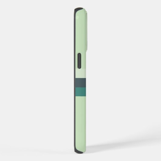 Aquamariner, hellweicher, roter Farbblock iPhone Hülle (Rechte Seite)