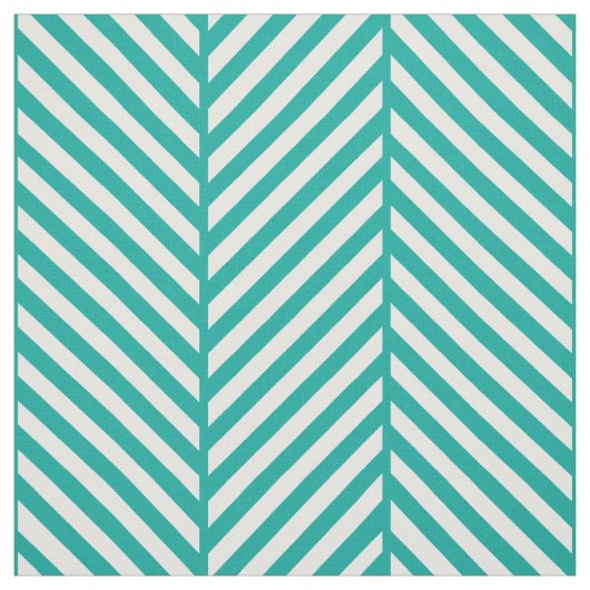Aquamariner Herringbone-Großraum Stoff (Muster)