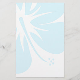 Aquamariner Hibiskus Briefpapier