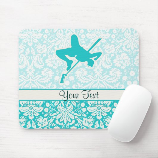 Aquamariner hoher Sprung Mousepad (Mit Mouse)