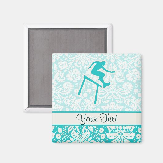 Aquamariner Hurdler Magnet (Vorderseite/Rückseite)