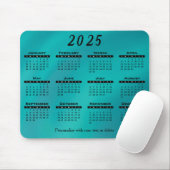 aquamariner Kalender 2025 - Jahr Mousepad (Mit Mouse)