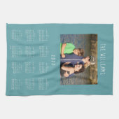 aquamariner Kalender für das Foto 2022 Geschirrtuch (Horizontal)