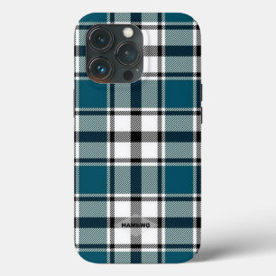 Aquamariner Karierter Iphone-Fall HAMbWG Case-Mate iPhone Hülle