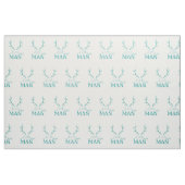 Aquamariner kleiner Mann Stoff (Fat Quarter (45,7 x 55,9 cm))