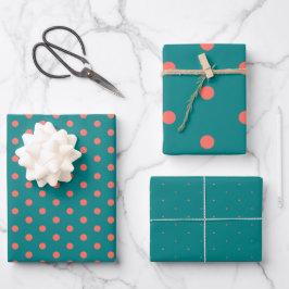 Aquamariner Korallenpanzer Geschenkpapier Set