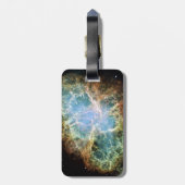 Aquamariner Krabbennebel Gepäckanhänger (Rückseite vertikal)