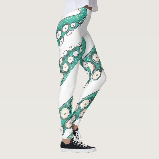 Aquamariner Kraken Kratopus Tentacles Art Leggings (Rechts)