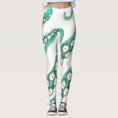 Aquamariner Kraken Kratopus Tentacles Art Leggings (Vorderseite)