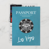 Aquamariner Las Vegas-Pass Save the Date (Vorne/Hinten)