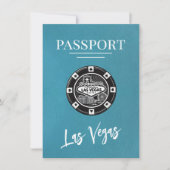 Aquamariner Las Vegas-Pass Save the Date (Vorderseite)