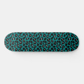 Aquamariner Leopard Cheetah Coole Mauer Skateboard (Horizontal)