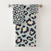 Aquamariner Leopard-Druck Badhandtuch Set (Insitu)