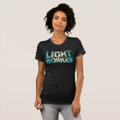 Aquamariner Light Worker Bold Schriftart Sunburst  T-Shirt (Vorne ganz)