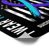 Aquamariner Lila Jemand, den ich vermissen Selbstm Poster (Ecke)