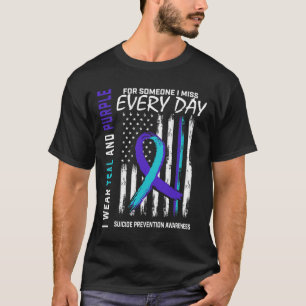 Aquamariner Lila Jemand, den ich vermissen Selbstm T-Shirt