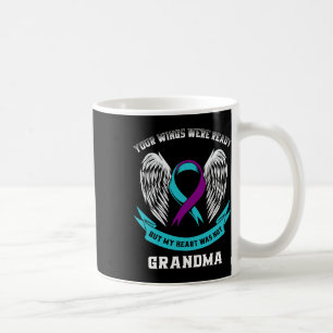 Aquamariner Lila Selbstmordbewusstsein Kaffeetasse