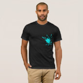 Aquamariner Maler-Spritzer-T - Shirt (Vorne ganz)