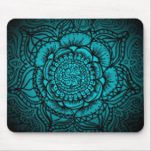 Aquamariner Mandala Mousepad (Vorne)