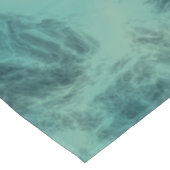 Aquamariner Marmor Abstrakt Tischdecke (Schrägansicht)