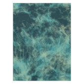 Aquamariner Marmor Abstrakt Tischdecke (Vorderseite)