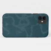 Aquamariner Marmor Case-Mate iPhone Hülle (Rückseite (Horizontal))