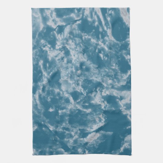 Aquamariner Marmor Geschirrtuch (Vertikal)