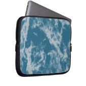 Aquamariner Marmor Laptopschutzhülle (Vorne Rechts)