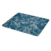 Aquamariner Marmor Schneidebrett (Ecke)
