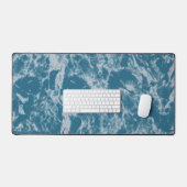 Aquamariner Marmor Schreibtischunterlage (Tastatur & Maus)